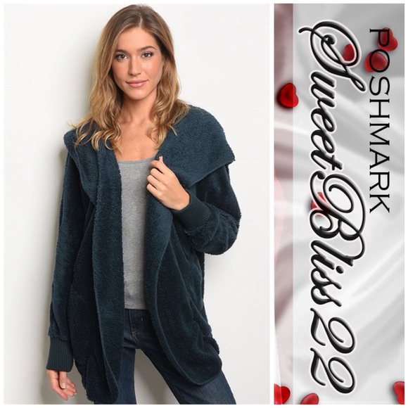 Jackets & Blazers - 🍁Sherpa Jacket Teal🍁